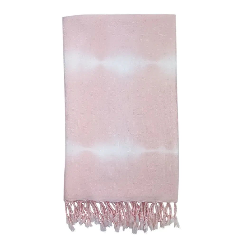 Blush Tie Dye Turkish Beach Towel