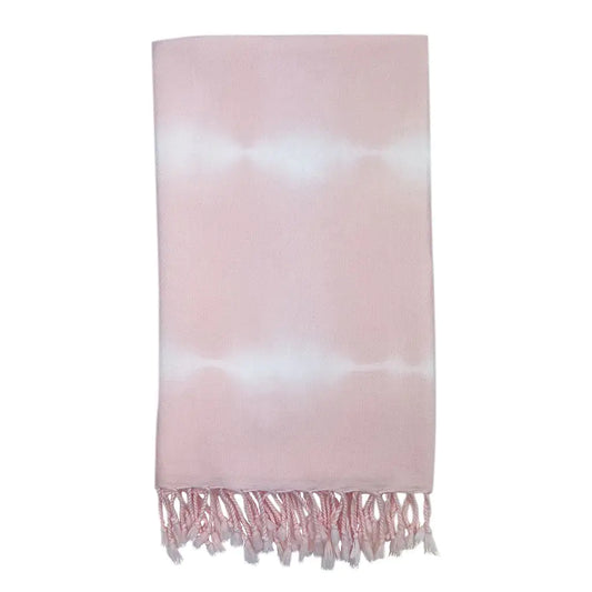 Blush Tie Dye Turkish Beach Towel